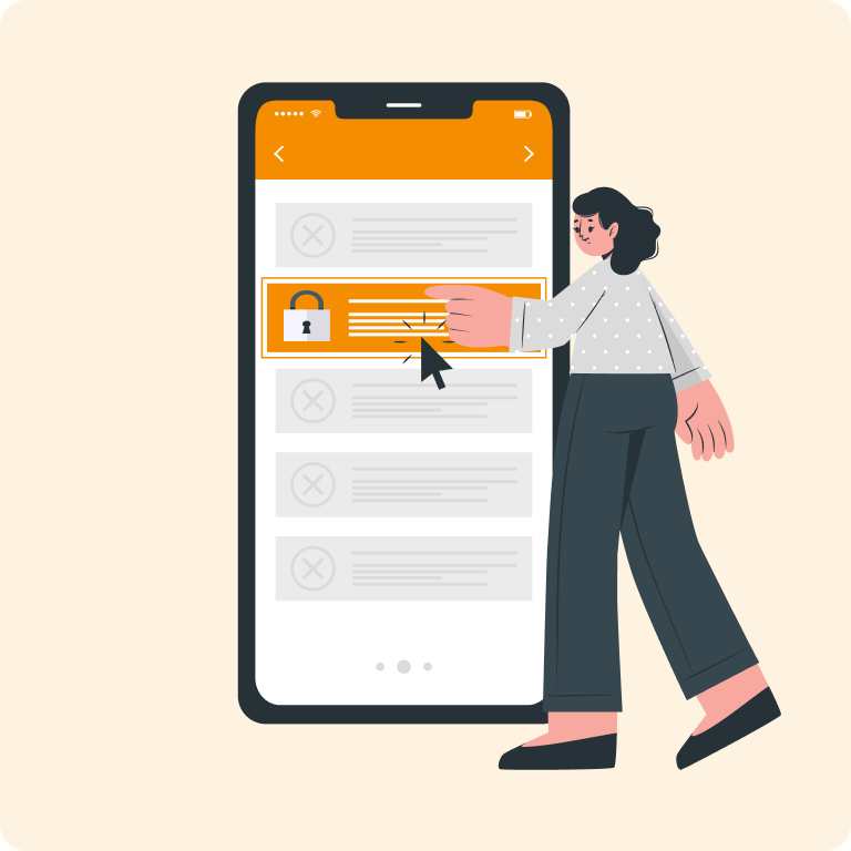 Block any app in one tap, from your phone