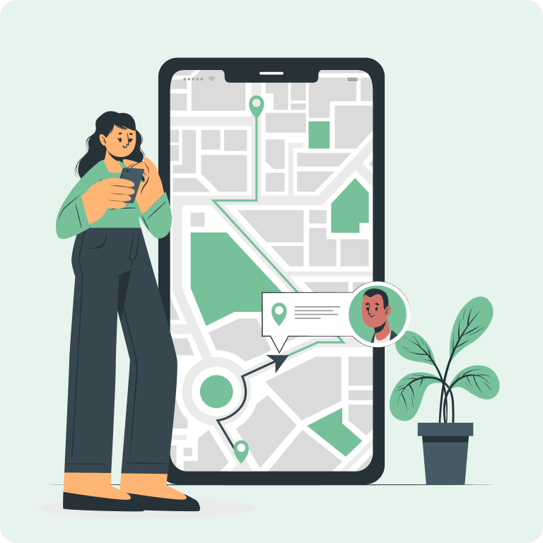 Your child's panic button sends their exact location